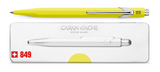 Caran d'Ache Ballpoint Pen 849  Fluo Yellow With Box