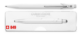 Caran d'Ache Ballpoint Pen 849 Metal White With Box