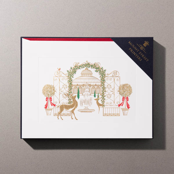 Winters Garden Christmas Cards Personalised