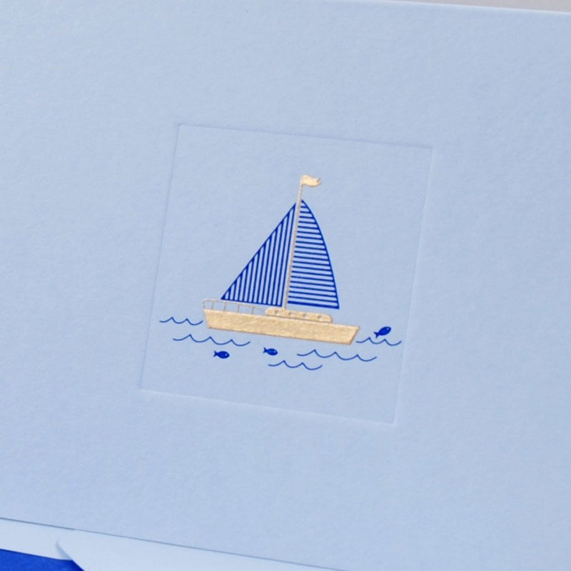 Sailboat Folded Notecards