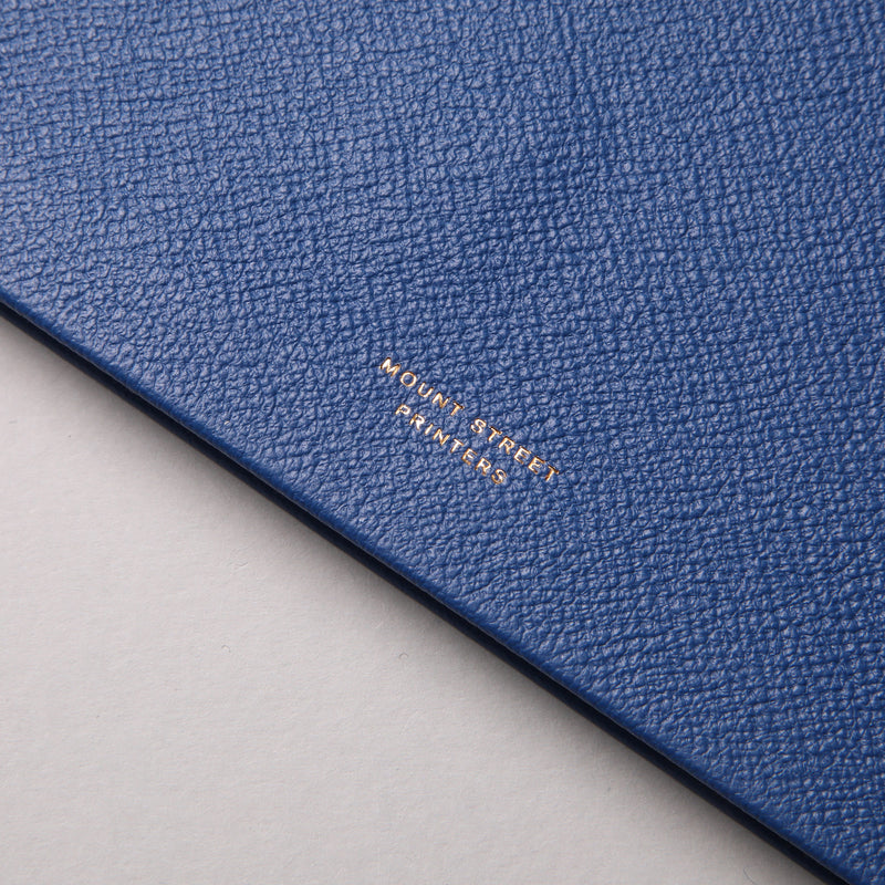 Blue Leather Notebook