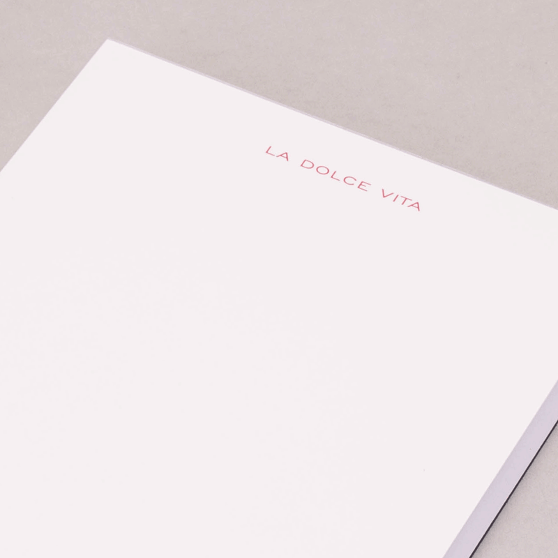 La Dolce Vita Notepad