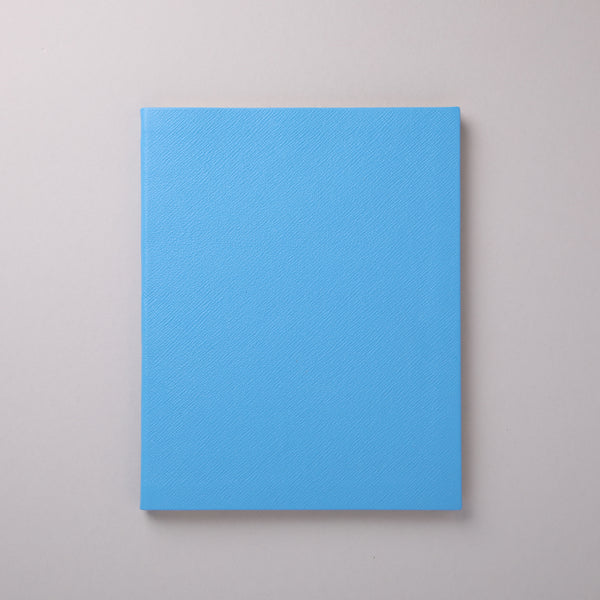 Light Blue Leather Notebook