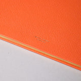 Orange Leather Notebook