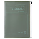 Storage.it Mark's - Notebook A5 Recycled PVC cover with zipper