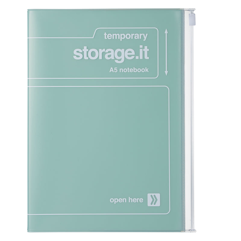 Storage.it Mark's - Notebook A5 Recycled PVC cover with zipper