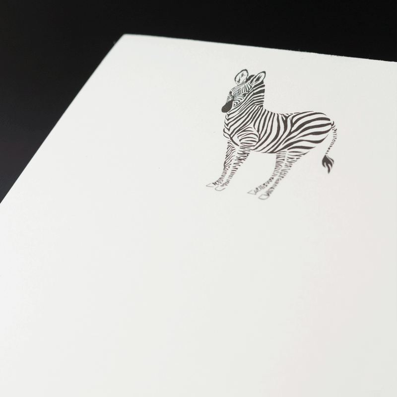 Zebra Notepad